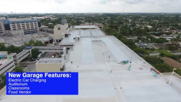 Drone Over Memorial Regional Hospital’s Construction of New Parking Garage
