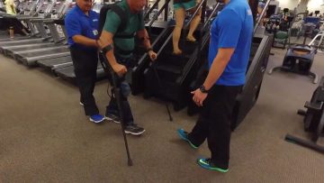 Robotic Exoskeleton Helps Larry Walk Again at Memorial