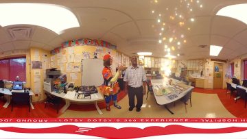 Lotsy Dotsy Gives 360 Tours of Unique Places Inside of Joe DiMaggio Childrens Hospital