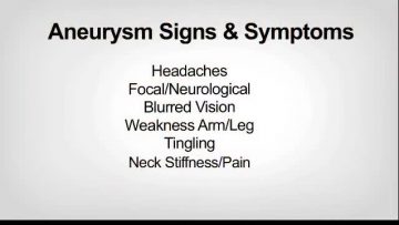 Aneurysm: Signs Symptoms Risks and Treatments Explained By Memorial Neuroscience Institute