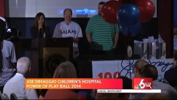 NBC6 Coverage of our Joe DiMaggio Childrens Hospitals All-Stars