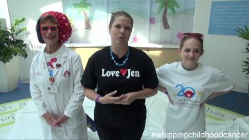 Love Jen Cancer Fund Takes the whippingchildhoodcancer Challenge