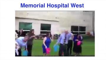 Memorial Hospital West Takes On ALS Ice-Bucket Challenge