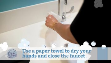 Learn how to wash your hands properly with this video!